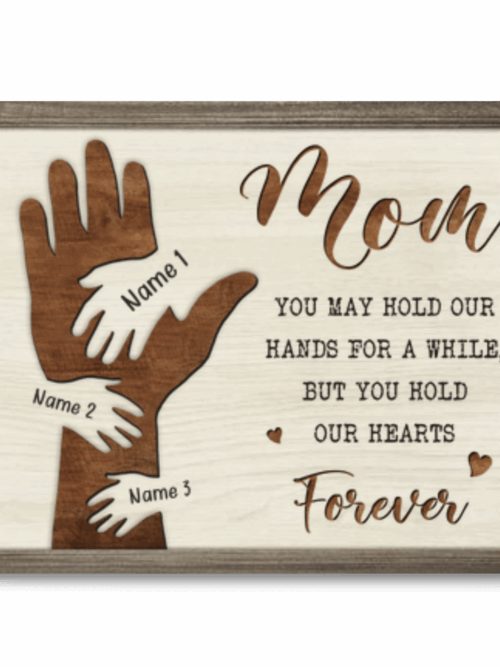 Beautiful Mothers Day Gift Sentimental Mom Gift Custom Canvas Print