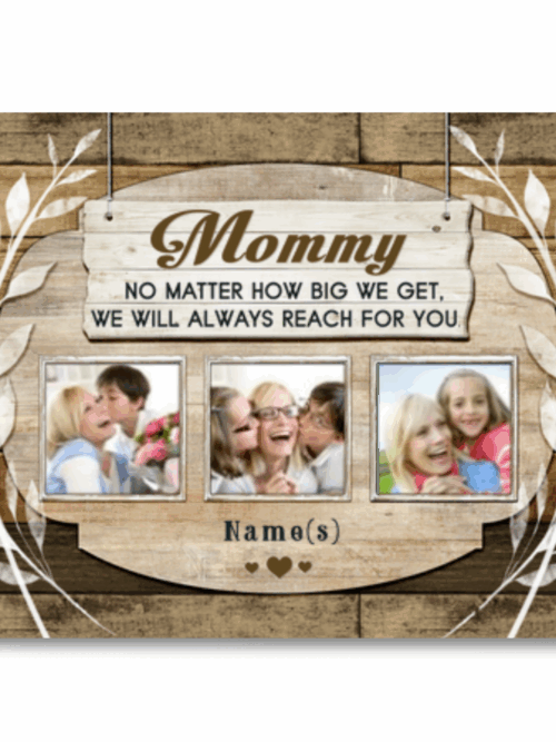 Custom Canvas Prints Mother's Day A Good Gift For Your Mom