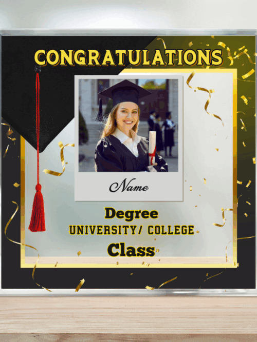 Personalized Graduation Gift Class Of 2024 Acrylic Plaque