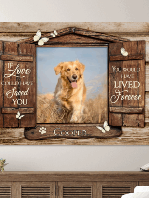 Personalized Pet Memorial Gifts Custom Pet Gifts Gifts To Remember A Pet Wooden Window Shutters Wall Art Ohcanvas
