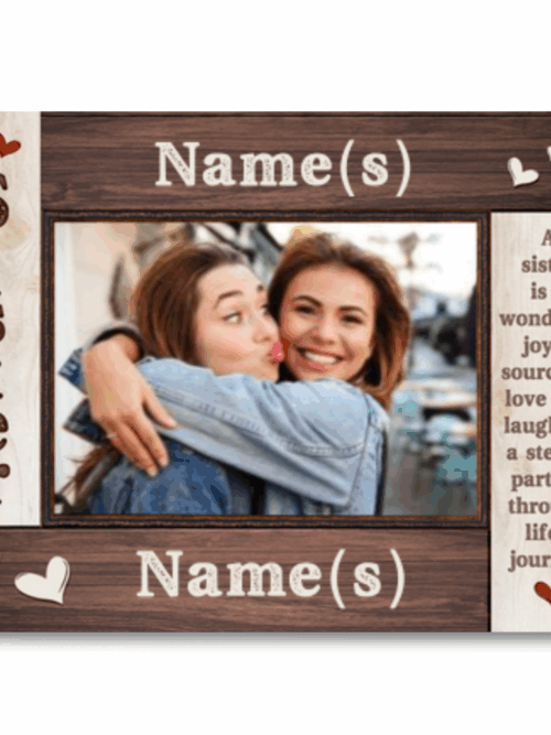 Personalized Sister Gift Sisters Keepsakes Gifts Unique Birthday Gift For Sister