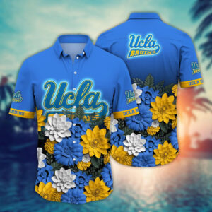 UCLA Bruins NCAA3 Flower Hawaii Shirt And Tshirt For Fans, Summer Football Shirts NA49704