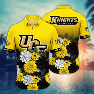 UCF Knights NCAA1 Flower Hawaii Shirt And Tshirt For Fans, Summer Football Shirts NA49704
