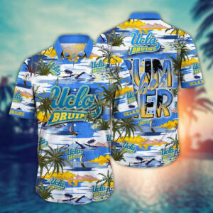 UCLA Bruins NCAA3 Flower Hawaii Shirt And Tshirt For Fans, Summer Football Shirts NA49816