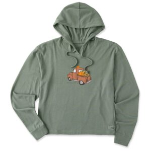 Women's Autumn-mobile Crusher Boxy Hoodie