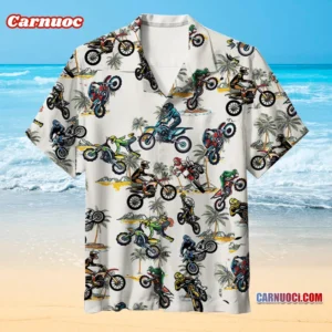 Tropical Dirt Bike Hawaiian Shirt