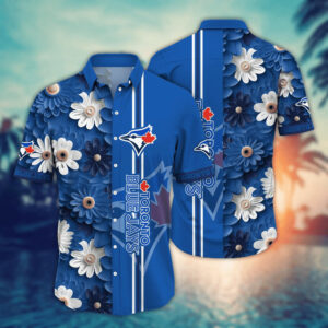 Toronto Blue Jays Summer Flower Hawaii Shirts
