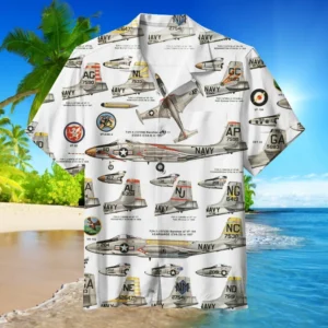 The Navy Hawaiian Shirt