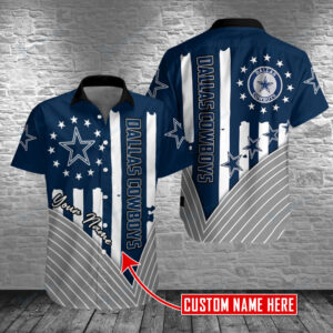 Dallas Cowboys Personalized Button Shirt BG973