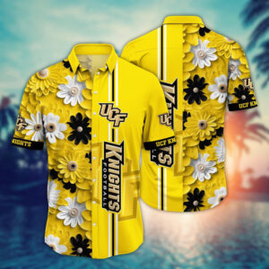 UCF Knights NCAA1 Flower Hawaii Shirt And Tshirt For Fans, Summer Football Shirts