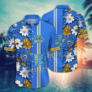 UCLA Bruins NCAA3 Flower Hawaii Shirt And Tshirt For Fans, Summer Football Shirts
