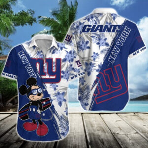 New York Giants Button Shirt BG810