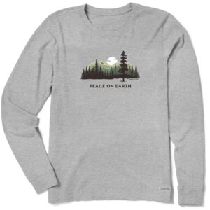 Women's Long Sleeve Crusher Tee, Long Sleeve Swearter 51