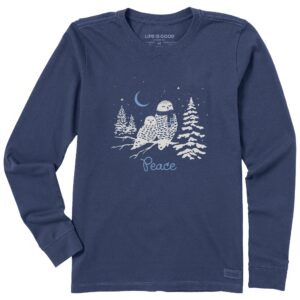Women's Long Sleeve Crusher Tee, Long Sleeve Swearter 58