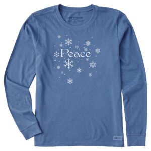 Women's Long Sleeve Crusher Tee, Long Sleeve Swearter 63