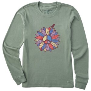 Women's Long Sleeve Crusher Tee, Long Sleeve Swearter 60