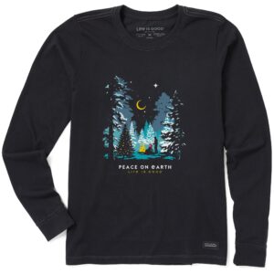 Women's Long Sleeve Crusher Tee, Long Sleeve Swearter 50