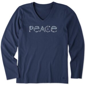 Women's Long Sleeve Crusher Tee, Long Sleeve Swearter 40