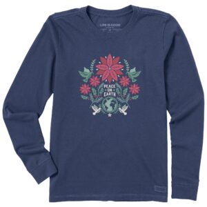Women's Long Sleeve Crusher Tee, Long Sleeve Swearter 52