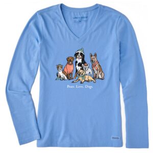 Women's Long Sleeve Crusher Tee, Long Sleeve Swearter 44