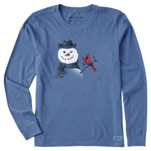 Women's Long Sleeve Crusher Tee, Long Sleeve Swearter 71