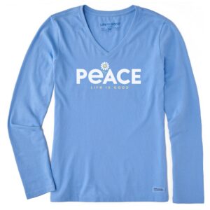 Women's Long Sleeve Crusher Tee, Long Sleeve Swearter 35