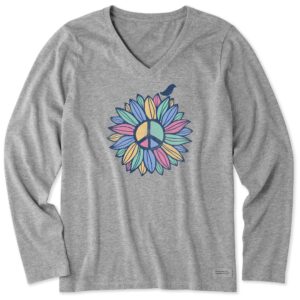 Women's Long Sleeve Crusher Tee, Long Sleeve Swearter 61