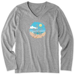 Women's Long Sleeve Crusher Tee T-shirt60