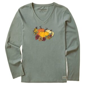 Women's Long Sleeve Crusher Tee T-shirt08