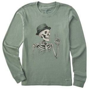 Women's Long Sleeve Crusher Tee, Long Sleeve Swearter 65