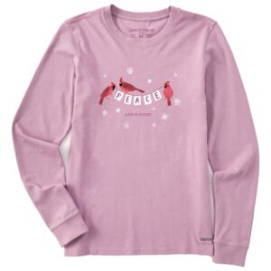 Women's Long Sleeve Crusher Tee, Long Sleeve Swearter 31