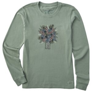 Women's Long Sleeve Crusher Tee, Long Sleeve Swearter 87