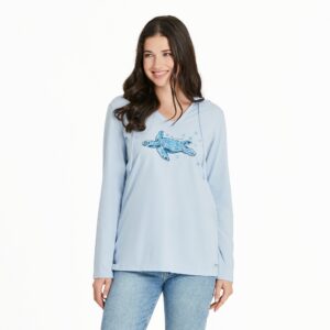 Women's Long Sleeve Crusher Tee, Long Sleeve Swearter 27