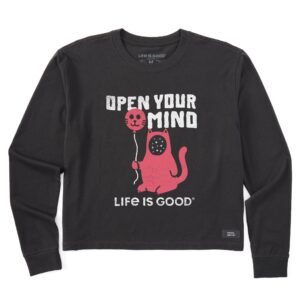 Women's Long Sleeve Crusher Tee, Long Sleeve Swearter 11