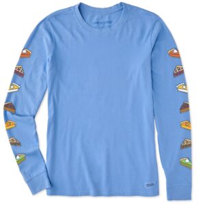 Women's Long Sleeve Crusher Tee, Long Sleeve Swearter 82
