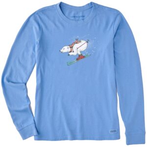 Women's Long Sleeve Crusher Tee, Long Sleeve Swearter 98