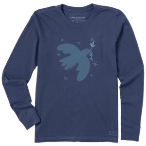 Women's Long Sleeve Crusher Tee, Long Sleeve Swearter 37