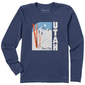 Women's Long Sleeve Crusher Tee, Long Sleeve Swearter 21