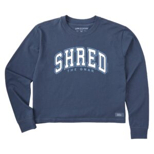 Women's Long Sleeve Crusher Tee T-shirt98