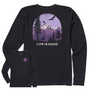 Women's Long Sleeve Crusher Tee, Long Sleeve Swearter 89