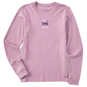 Women's Long Sleeve Crusher Tee, Long Sleeve Swearter 33