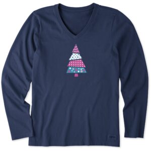 Women's Long Sleeve Crusher Tee, Long Sleeve Swearter 24