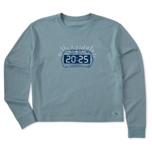 Women's Long Sleeve Crusher Tee, Long Sleeve Swearter 22