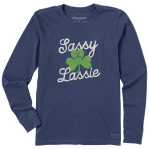 Women's Long Sleeve Crusher Tee T-shirt66