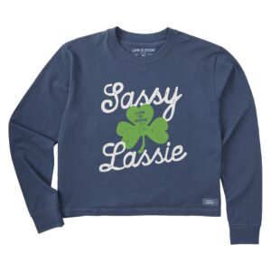Women's Long Sleeve Crusher Tee T-shirt65