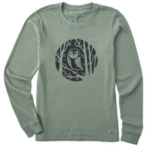 Women's Long Sleeve Crusher Tee, Long Sleeve Swearter 15