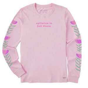 Women's Long Sleeve Crusher Tee, Long Sleeve Swearter 13
