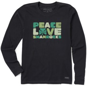 Women's Long Sleeve Crusher Tee, Long Sleeve Swearter 47