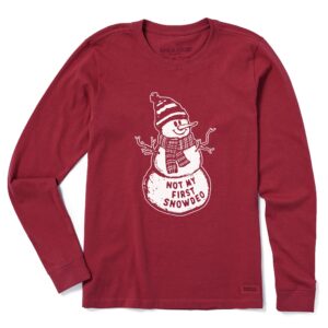Women's Long Sleeve Crusher Tee, Long Sleeve Swearter 06