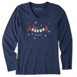 Women's Long Sleeve Crusher Tee, Long Sleeve Swearter 32